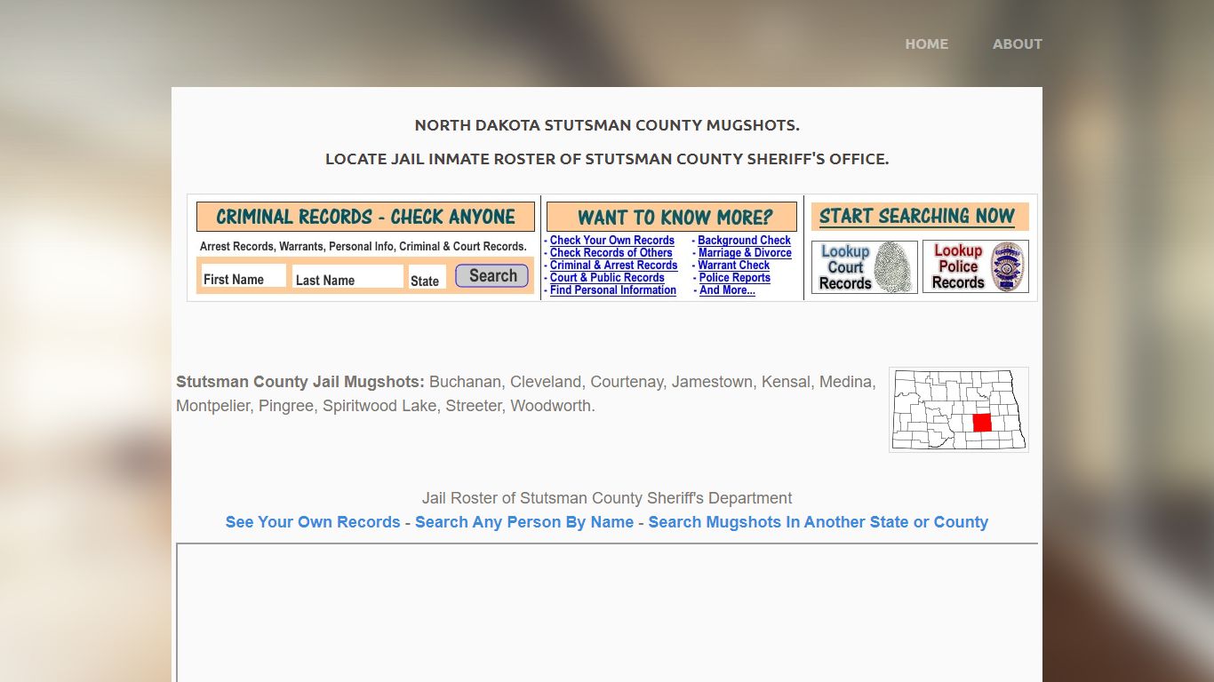 Stutsman County Mugshots: Stutsman County North Dakota Sheriff's ...