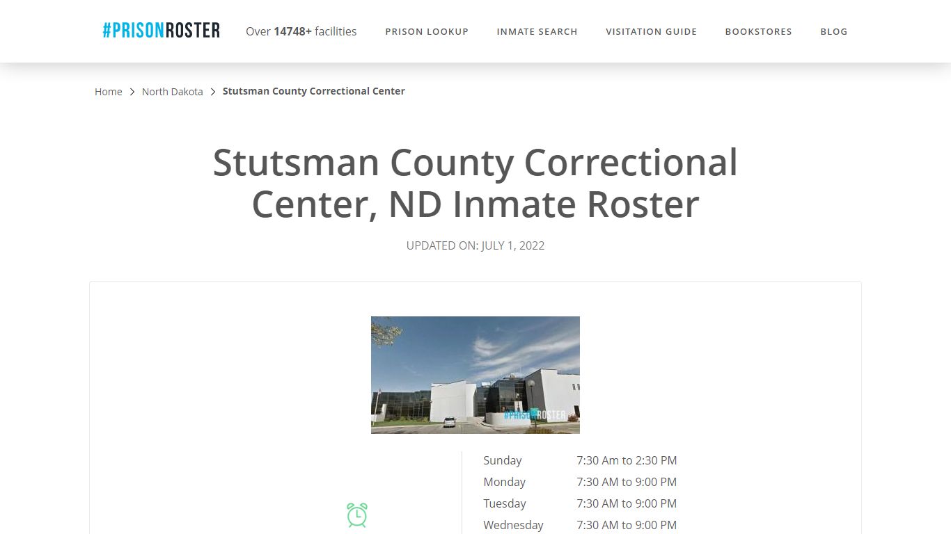 Stutsman County Correctional Center, ND Inmate Roster - Prisonroster